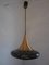 Vintage Ceiling Lamp in Dark Green Glass and Copper from Doria Leuchten, 1960s, Image 6