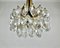 Vintage Hanging Lamp in Crystal and Brass, 1960s 6