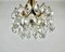 Vintage Hanging Lamp in Crystal and Brass, 1960s, Image 4