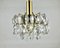 Vintage Hanging Lamp in Crystal and Brass, 1960s, Image 5