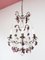 French Chandelier with Violet Crystals, 1890s 3