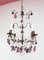 French Chandelier with Violet Crystals, 1890s 1