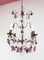 French Chandelier with Violet Crystals, 1890s, Image 1