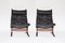 Vintage High-Back Siesta Chairs by Ingmar Relling for Westnofa Norway, 1960s, Set of 2 1