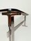 Chrome Metal & Smoke Glass Console Table attributed to Vittorio Introini for Saporiti Italia, 1970s, Image 7