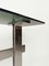 Chrome Metal & Smoke Glass Console Table attributed to Vittorio Introini for Saporiti Italia, 1970s, Image 16