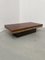 Elm and Brass Coffee Table from Roche Bobois, 1970s 28