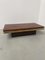 Elm and Brass Coffee Table from Roche Bobois, 1970s, Image 1