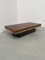 Elm and Brass Coffee Table from Roche Bobois, 1970s 29