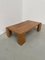 Table Basse Rectangulaire en Orme de style Maison Regain, 1960s 2