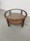 Round Cane & Teak Coffee Table from G Plan, 1960s 1