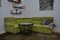 Green Corduroy Modular Corner Sofa, 1970s, Set of 4 2