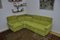 Green Corduroy Modular Corner Sofa, 1970s, Set of 4 11