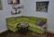 Green Corduroy Modular Corner Sofa, 1970s, Set of 4 12