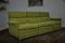 Modulares Sofa aus grünem Cord, 1970er, 3er Set 3
