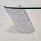 K1000 Glass and Carrara Marble Coffee Table by Eric Schmitt for Ronald Schmitt, 1975, Image 8