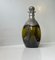 Antique Art Nouveau Danish Decanter in Green Glass and Pewter, 1910s 7