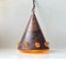 Lámpara colgante de techo cónica brutalista Mid-Century de Nanny Still para Raak, años 60, Imagen 10