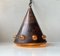 Mid-Century Brutalist Conical Ceiling Pendant Lamp by Nanny Still for Raak, 1960s 2