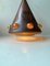 Mid-Century Brutalist Conical Ceiling Pendant Lamp by Nanny Still for Raak, 1960s 7