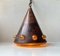 Mid-Century Brutalist Conical Ceiling Pendant Lamp by Nanny Still for Raak, 1960s 9