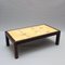 Table Basse Vintage avec Carrelage Motif Feuille par Roger Capron, France, 1970s 4