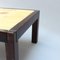 Table Basse Vintage avec Carrelage Motif Feuille par Roger Capron, France, 1970s 12