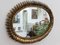 Vintage Spanish Gilt Metal Sunburst Mirror, 1960s 14