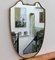 Mid-Century Italian Wall Mirror with Brass Frame, 1950s, Image 2