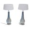 Murano Multi Colored Opaline Table Lamps by Barbini, 1980s, Set of 2, Image 2