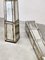 Esculturas de obelisco vintage de vidrio espejo de Olivier De Schrijver, años 90. Juego de 2, Imagen 5