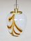 Large Vintage Italian Murano Glass Pendant Lamp, 1970s, Image 1