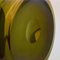 Jarrones soplados a mano en morado y verde oliva de Leerdam, años 60. Juego de 2, Imagen 6
