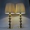 Vintage Brass Table Lamps attributed to Elit Ab, Sweden, 1960s, Set of 2 7