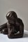 Woman Sculpture Patinated Bronze attributed to Johannes Hansen, Denmark, 1940s 4