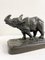 Bronze Rhinoceros Sculpture attributed to Antonio Amorgasti, 1928 6