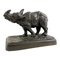 Escultura de rinoceronte de bronce atribuida a Antonio Amorgasti, 1928, Imagen 1