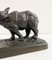 Escultura de rinoceronte de bronce atribuida a Antonio Amorgasti, 1928, Imagen 5