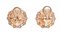 14 Karat Rose Gold Earrings, 1970s, Set of 2 3