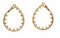 Modern Diamonds and 18 Karat Yellow Gold Earrings, Set of 2 3