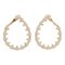 Modern Diamonds and 18 Karat Yellow Gold Earrings, Set of 2 1