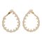 Moderne Ohrringe mit Diamanten und 18 Karat Gelbgold, 2 . Set 1