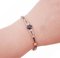 Sapphires, Diamonds, 14 Karat Rose Gold and Silver Retro Bracelet 5