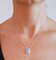 Sapphires, Diamonds and 18 Karat White Gold Pendant Necklace 6
