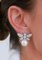 Sapphires, Diamonds, Pearls and 14 Karat White Gold Fly Earrings, Set of 2 5