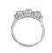 Bague aigue-marine, diamants et or blanc 18k 3