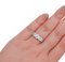 Bague aigue-marine, diamants et or blanc 18k 5