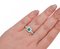 Emerald, Diamonds and 18 Karat White Gold Ring 5
