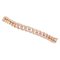 Modern Diamonds and 18 Karat Rose Gold Bracelet 1