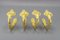 French Rococo Style Gilt Bronze Curtain Tiebacks or Curtain Holders, 1890s, Set of 4, Image 4